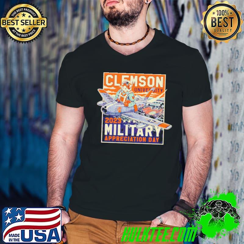 Clemson university 2023 military appreciation day shirt