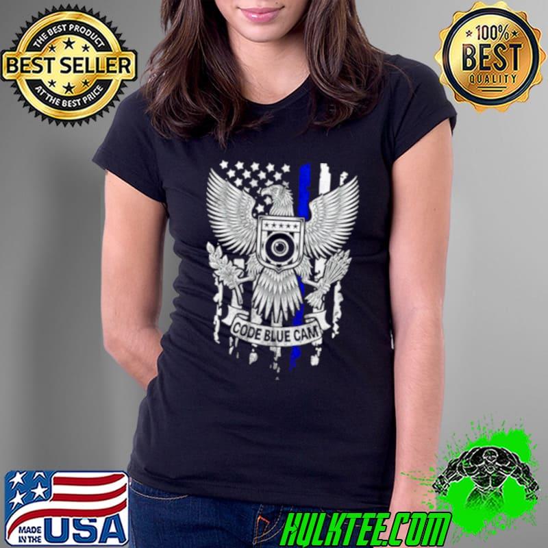 Code blue cam eagle USA flag s Ladies Tee Code blue cam eagle USA flag s Ladies Tee