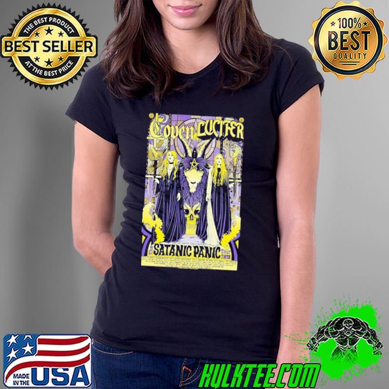 Coven Lucifer The Satanic Panic Tour 2023 Poster shirt