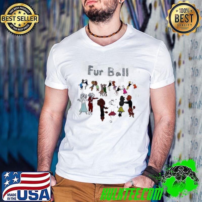 Dave Portnoy Wearing Fur Ball Shirt