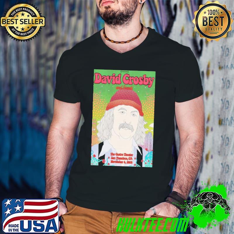 David Crosby & Friends November 6, 2023 The Castro Theater San Francisco, CA Poster s Guys V Neck David Crosby & Friends November 6, 2023 The Castro Theater San Francisco, CA Poster s Guys V Neck