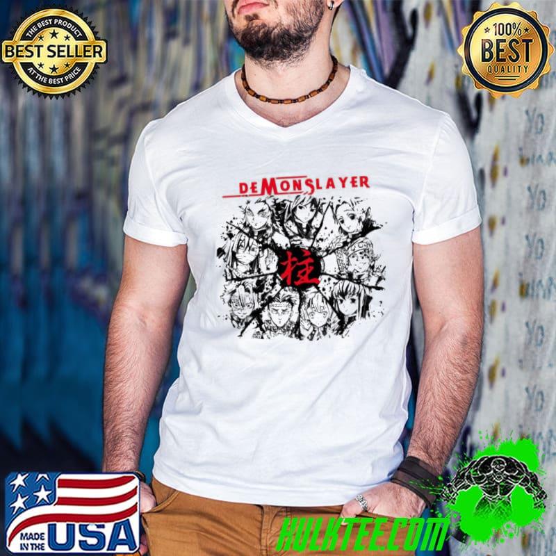 Demon Slayer All Sensei Shirt Guys V Neck Demon Slayer All Sensei Shirt Guys V Neck