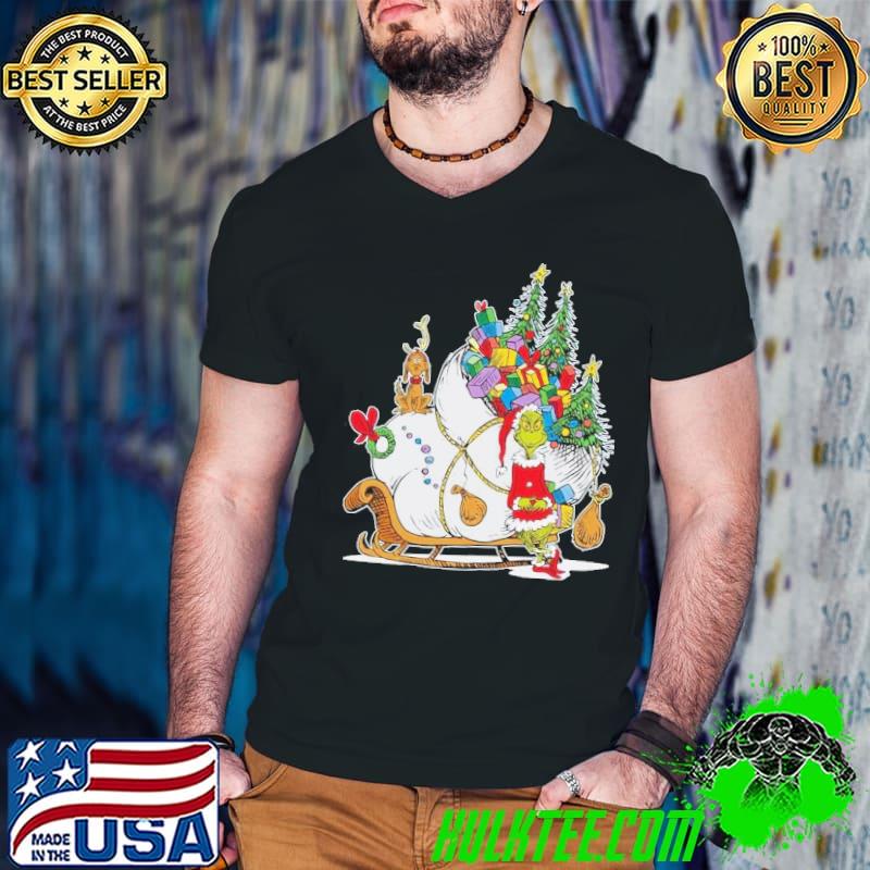 Dr. seuss grinch sleigh christmas 2024 Shirt