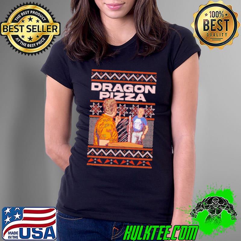 Dragon pizza Ugly Christmas shirt