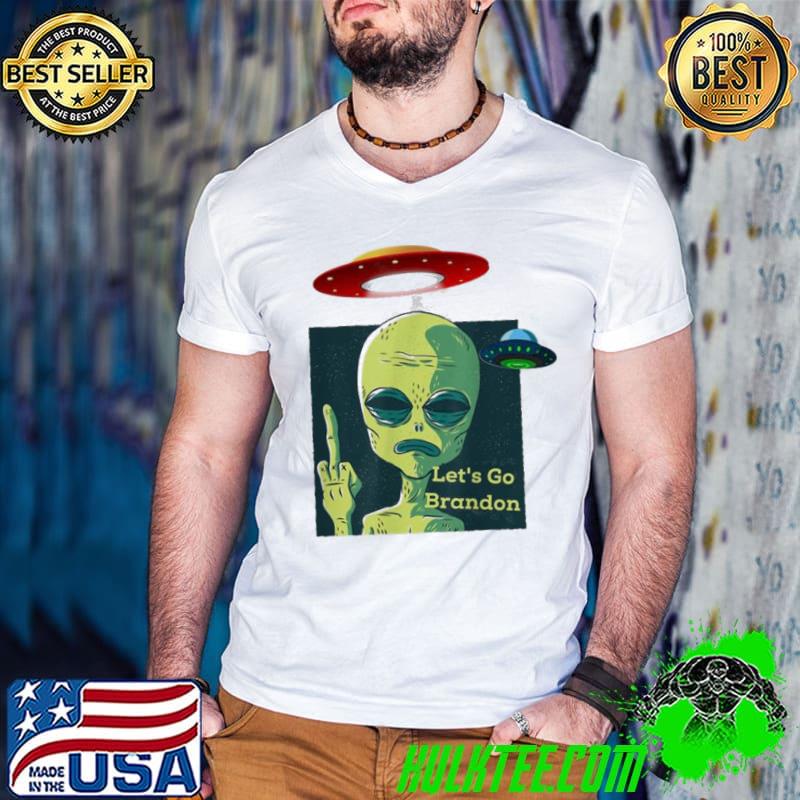 Fauci Alien UFO Outer Space Let’s Go Brandon Shirt