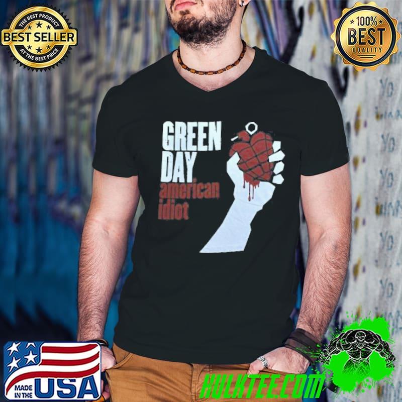 Green Day Mens American Idot Shirt