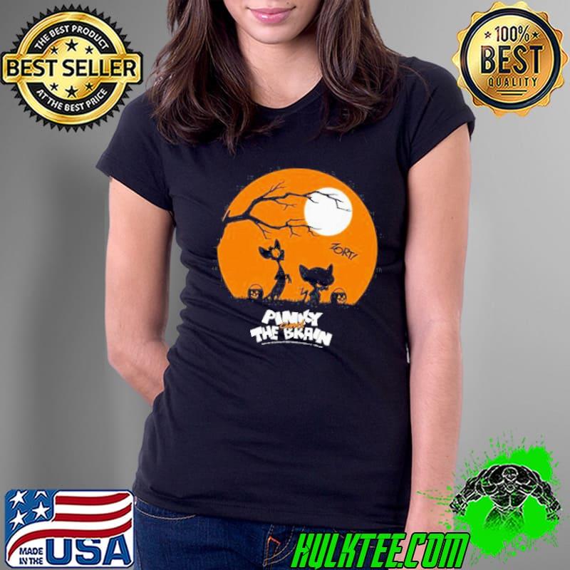 Halloween Silhouettes Pinky The Brain Shirt