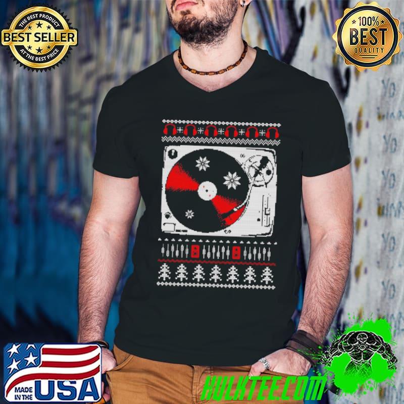 Hip Hop Turntable Technics Vinyl Record Christmas shirt