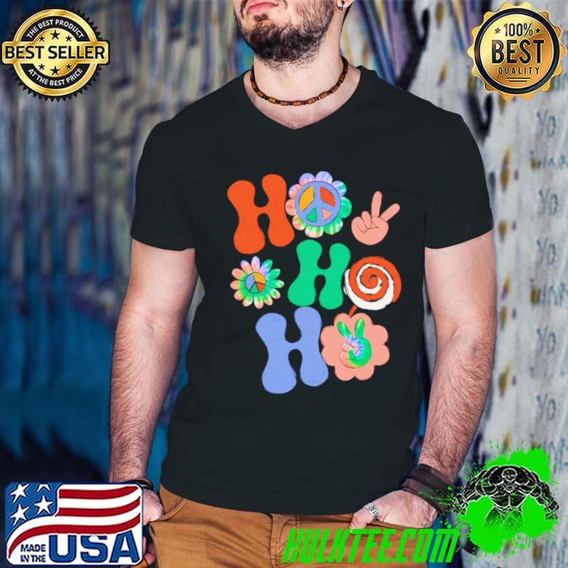 Hippie Ho Ho Ho Christmas Peace shirt