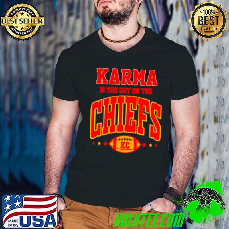 Karma is the guy on the Chiefs shirt
