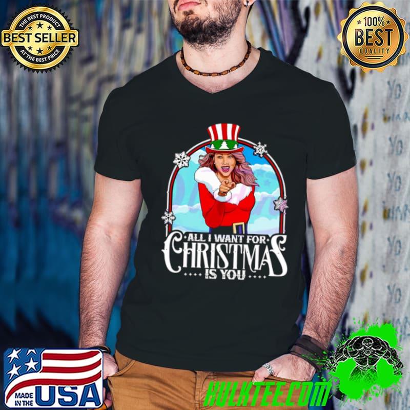 Mariah Carey all I want for Christmas is you shirt