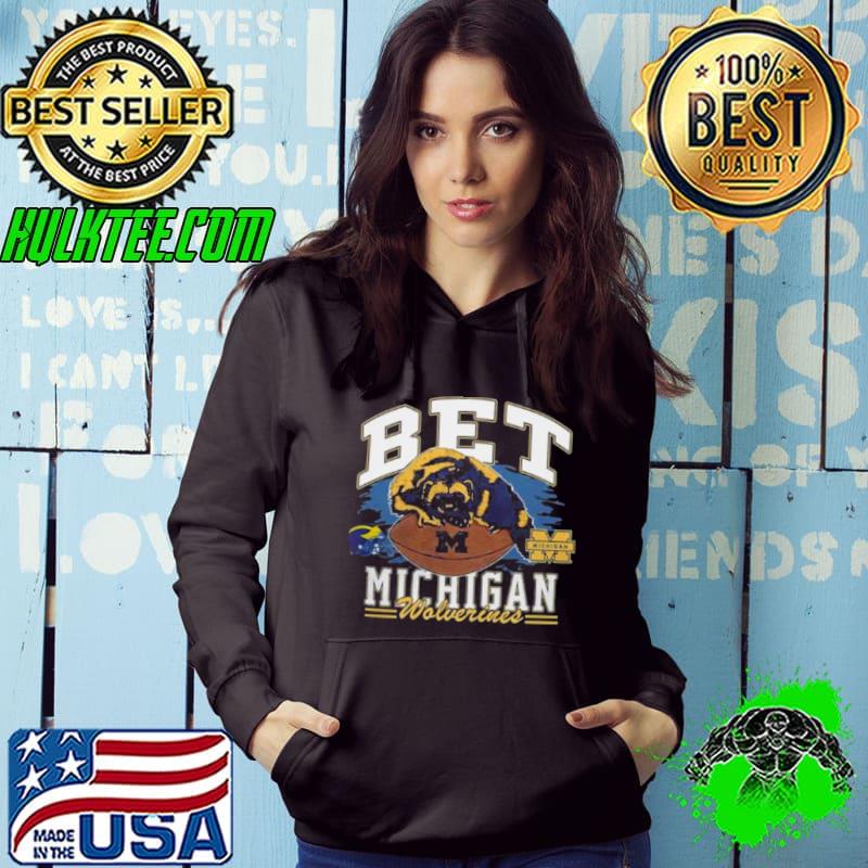 Michigan Wolverines ’47 Brand Bet Helmet Franklin s Hoodie Michigan Wolverines ’47 Brand Bet Helmet Franklin s Hoodie