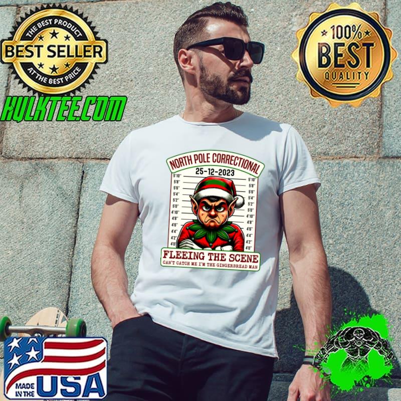 North Pole Correctional Fleeing The Scene Can't Catch Me Christmas Family Matching T-Shirt Unisex North Pole Correctional Fleeing The Scene Can't Catch Me Christmas Family Matching T-Shirt Unisex