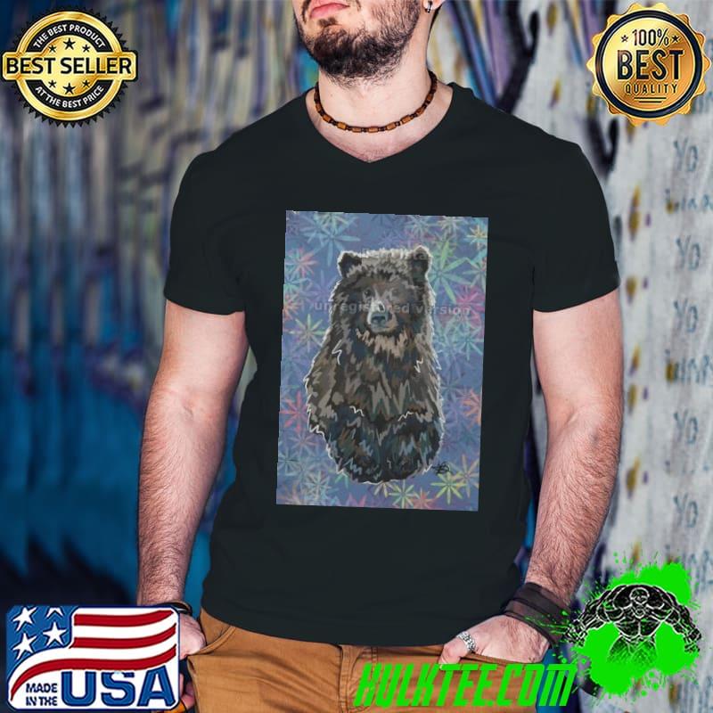 Nugget the Pooh with floral background Classic Shirt