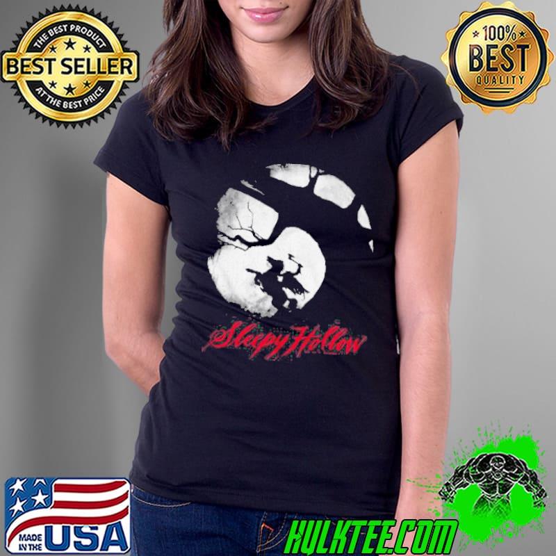 Retro Headless Horseman Silhouette Shirt Ladies Tee Retro Headless Horseman Silhouette Shirt Ladies Tee