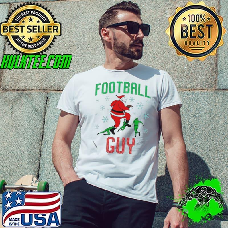 Santa and ELF football guy Ugly Christmas s Unisex Santa and ELF football guy Ugly Christmas s Unisex
