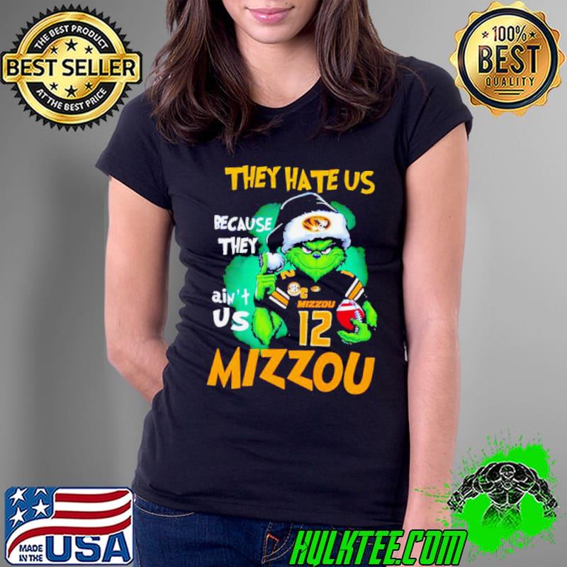 Santa Grinch They Hate Us Because They Ain’t Us Missouri Tigers Football Christmas Shirt Ladies Tee Santa Grinch They Hate Us Because They Ain’t Us Missouri Tigers Football Christmas Shirt Ladies Tee