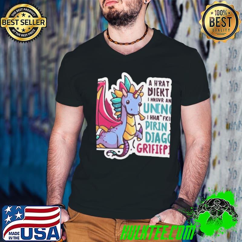 Unicorn Classic A h'rat diekt i hknovr an unino Shirt