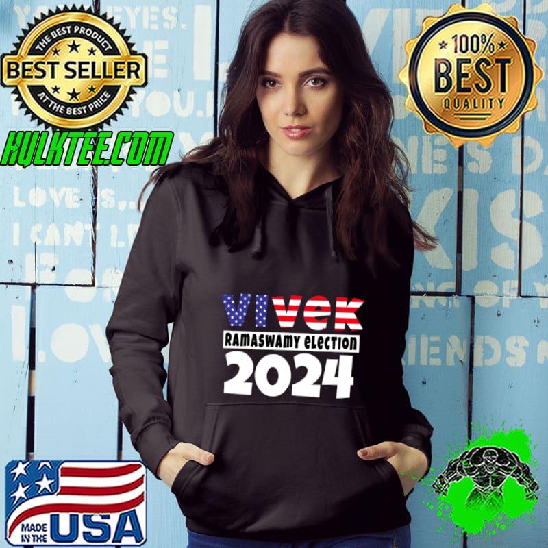 Vivek ramaswamy election 2024 american flag political T-Shirt Hoodie Vivek ramaswamy election 2024 american flag political T-Shirt Hoodie