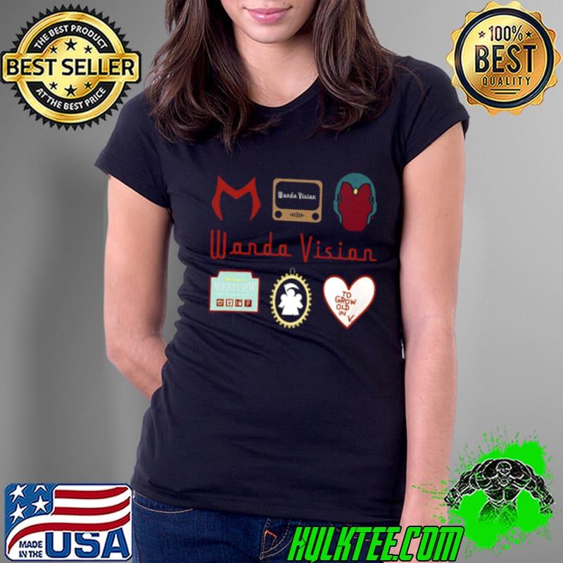 Wanda Vision Tv Show Valentine Disney Marvel s Ladies Tee Wanda Vision Tv Show Valentine Disney Marvel s Ladies Tee