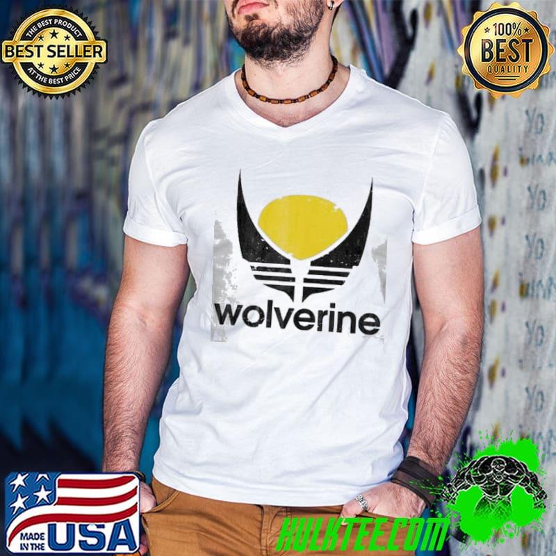 WOLVERINE LOGO Shirt Guys V Neck WOLVERINE LOGO Shirt Guys V Neck