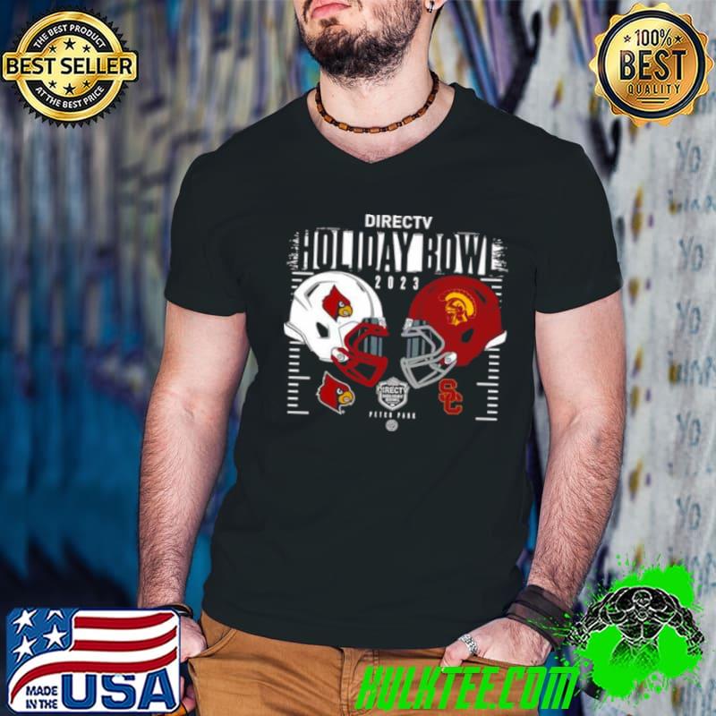 2023 Holiday Bowl Louisville Cardinals Vs USC Trojans Helmet Shirt