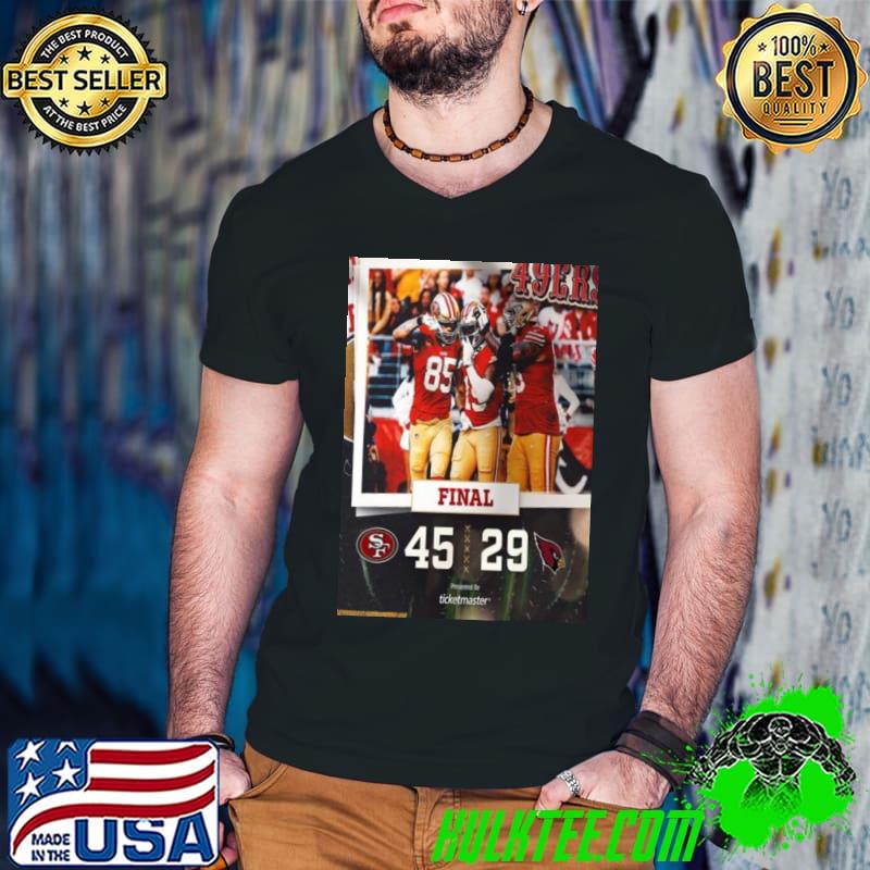 2023 Nfc West Champions Are San Francisco 49ers Defeat Cardinals With 45 29 shirt