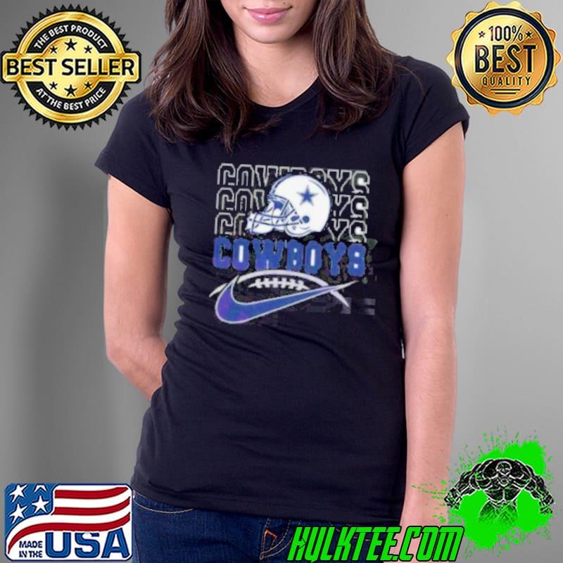 2023 NFL Dallas Cowboys Team Helmet logo Shirt Ladies Tee 2023 NFL Dallas Cowboys Team Helmet logo Shirt Ladies Tee