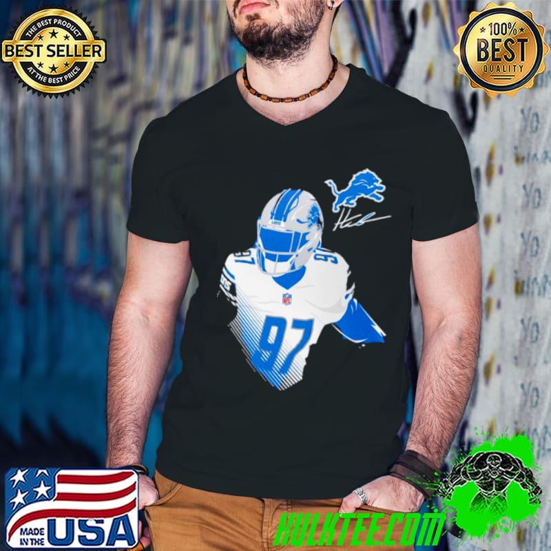 Aidan Hutchinson Detroit Lions Player Graphic Shirt