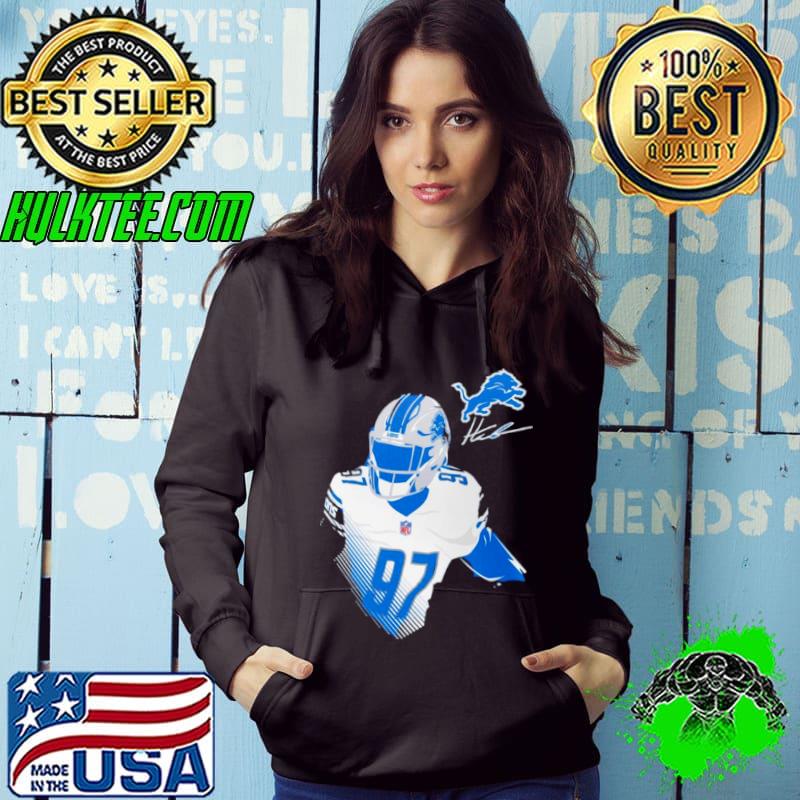 Aidan Hutchinson Detroit Lions Player Graphic Shirt Hoodie Aidan Hutchinson Detroit Lions Player Graphic Shirt Hoodie