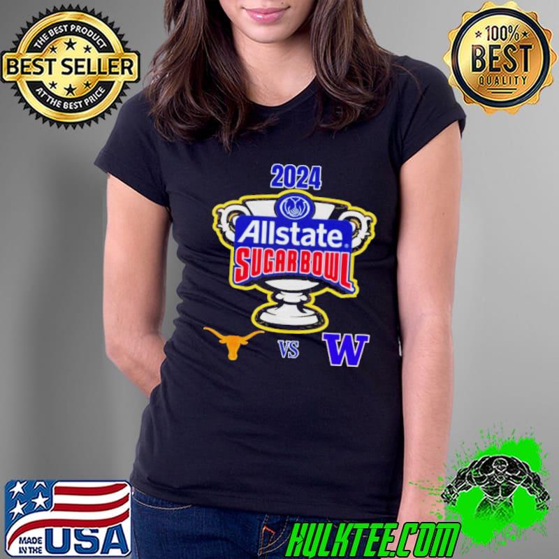 Allstate Sugar Bowl 2024 Texas Longhorns vs Washington Huskies Caesars Superdome New Orleans LA CFB Bowl Game Shirt Allstate Sugar Bowl 2024 Texas Longhorns vs Washington Huskies Caesars Superdome New Orleans LA CFB Bowl Game Shirt