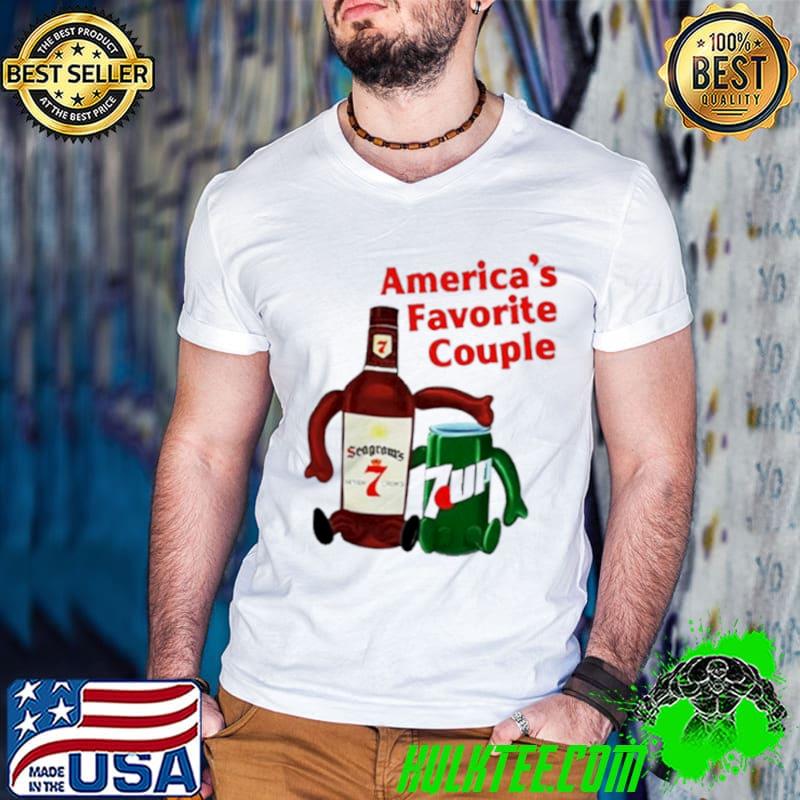 America’s Favorite Couple Seagram’s 7up Shirt America’s Favorite Couple Seagram’s 7up Shirt