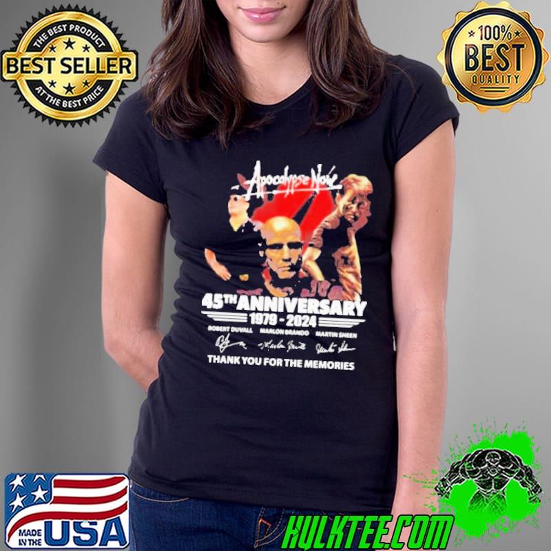 Apocalypse Now 45th Anniversary 1979 – 2024 Thank You For The Memories Signatures shirt