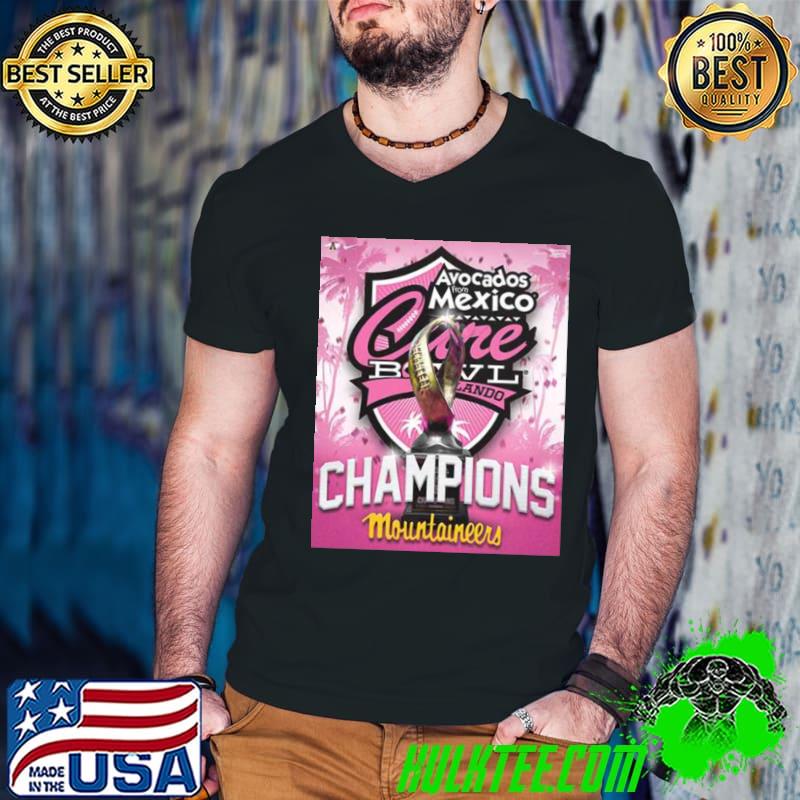 App State Football Are 2023 Cure Bowl Champions Congratulations Bowl Season 2023 2024 Trophy Poster Shirt