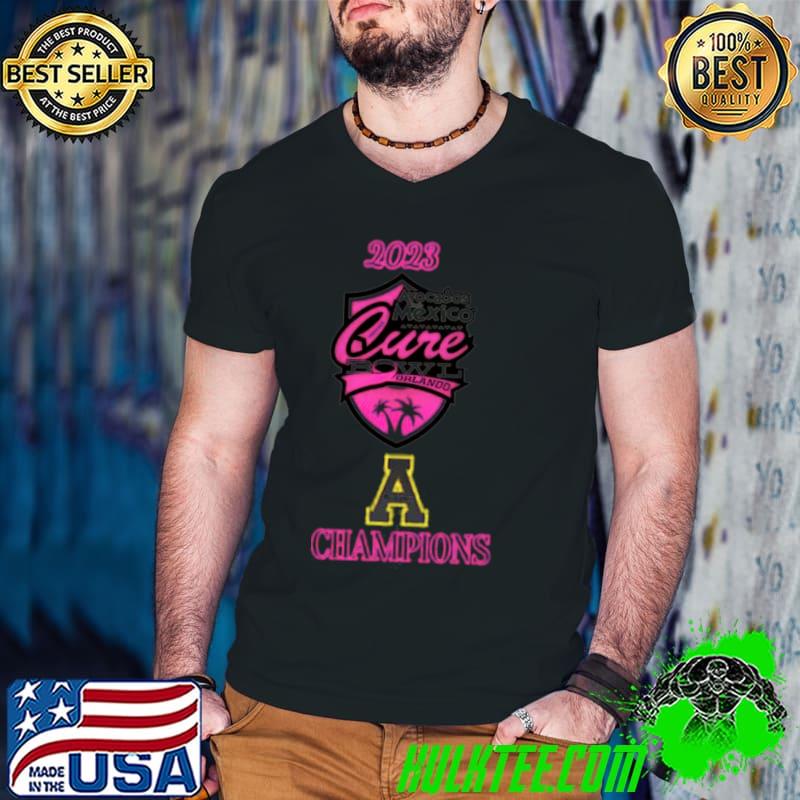 Appalachian State Mountaineers 2023 Avocados From Mexico Cure Bowl Champions Shirt
