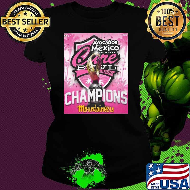 Appalachian State Mountaineers Football 2023 Cure Bowl Champions Shirt Ladies tee Appalachian State Mountaineers Football 2023 Cure Bowl Champions Shirt Ladies tee