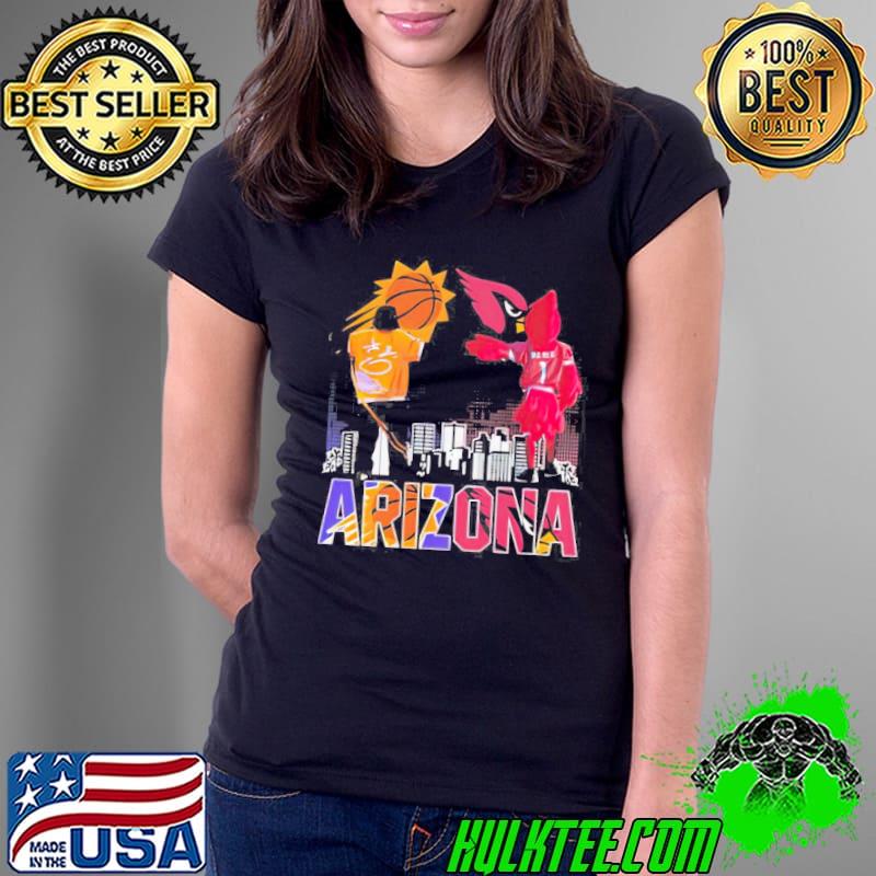 Arizona Phoenix Suns The Suns Gorilla Cardinals Mascot Shirt Ladies Tee Arizona Phoenix Suns The Suns Gorilla Cardinals Mascot Shirt Ladies Tee