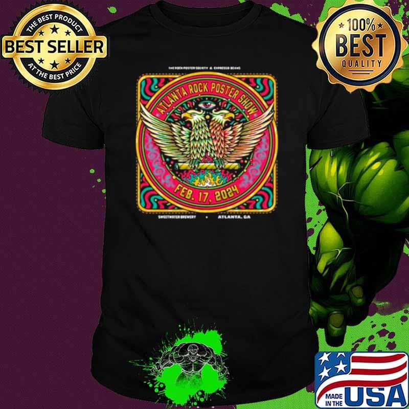 Atlanta Rock Show Feb 17 2024 artwork shirt