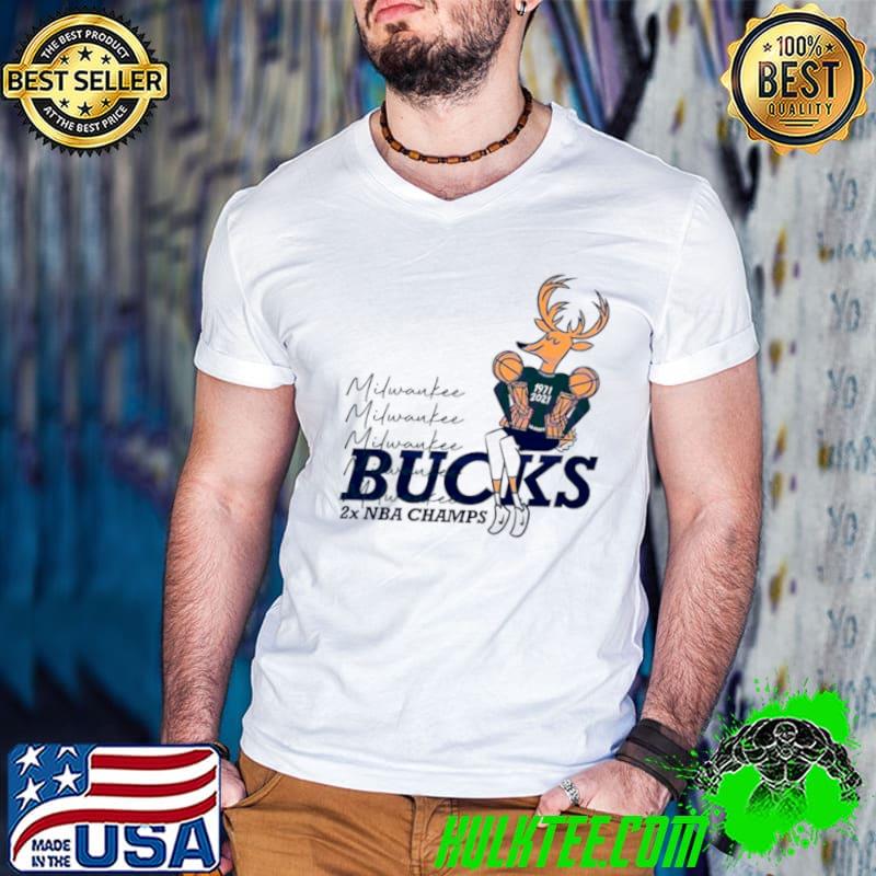 Bango Milwaukee Bucks 2x Nba Champs Vintage shirt