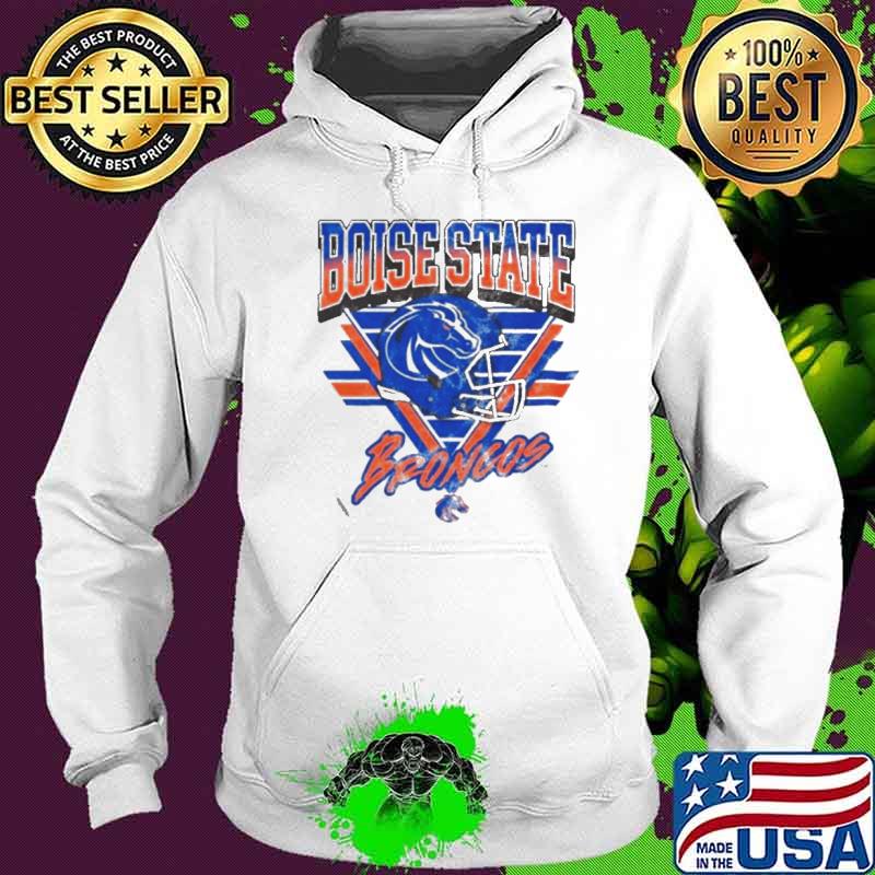 Best boise State Broncos Helmet triangle vintage s Hoodie Best boise State Broncos Helmet triangle vintage s Hoodie