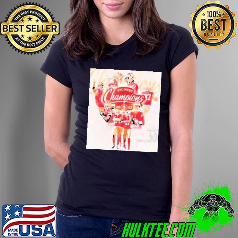 Best In The West San Francisco 49ers Are 2023 NFC West Champions Unique Shirt