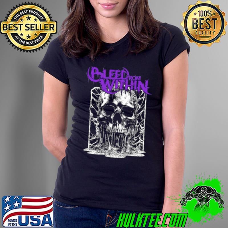 Bleed From Within Melting Skull T s Ladies Tee Bleed From Within Melting Skull T s Ladies Tee