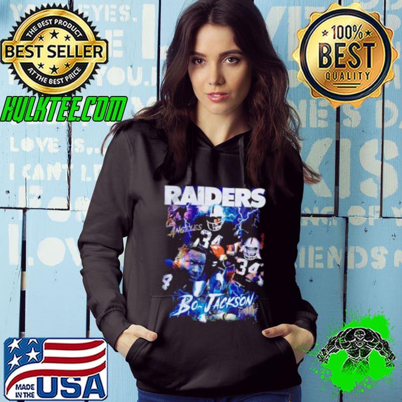 Bo Jackson Los Angeles Raiders Lightning vintage s Hoodie Bo Jackson Los Angeles Raiders Lightning vintage s Hoodie