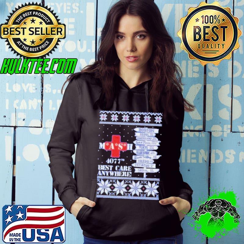 Boston seoul best care anywhere mash merry christmas shirt