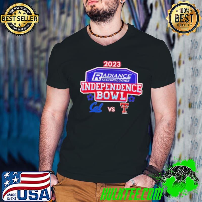 California Golden Bears Vs Texas Tech Red Raiders 2023 Radiance Technologies Independence Bowl Shirt Guys V Neck California Golden Bears Vs Texas Tech Red Raiders 2023 Radiance Technologies Independence Bowl Shirt Guys V Neck