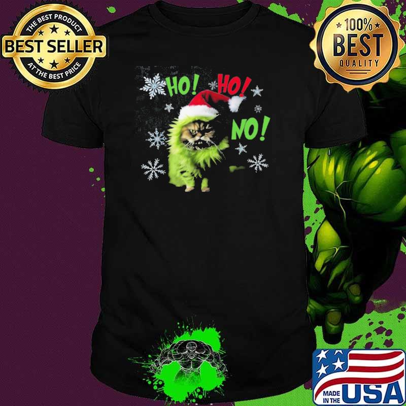 Cat Christmas Ho Ho Ho shirt