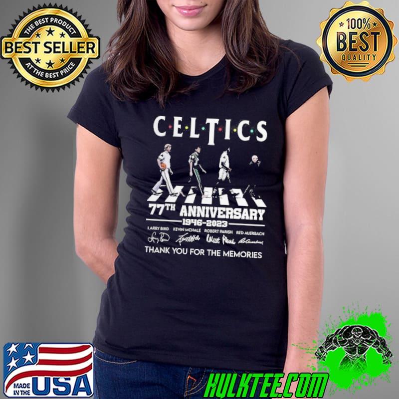 Celtics 77th Anniversary 1946 – 2023 Thank You For The Memories Shirt