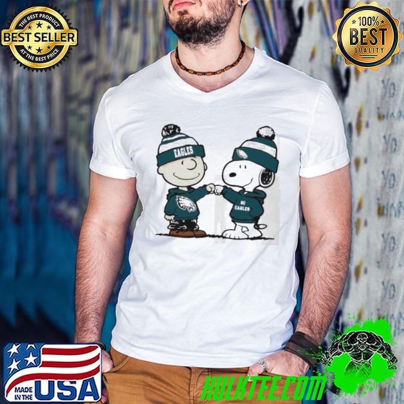 Charlie Brown And Snoopy NFL Philadelphia Eagles Football Go Eagles Cartoon shirt