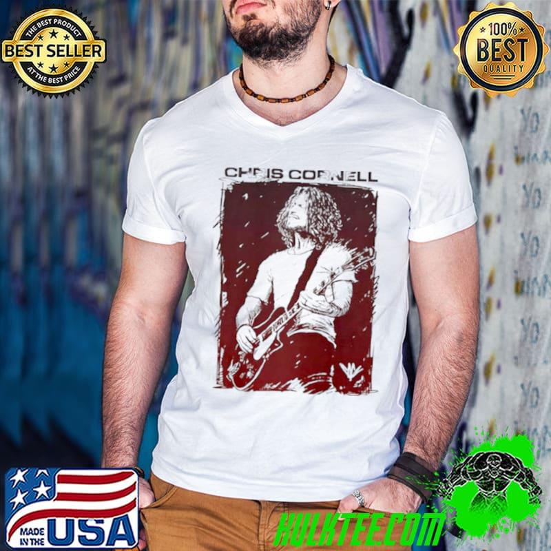 Chris Cornell Sketched Guitar shirt