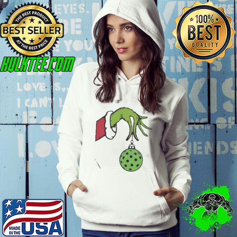 Christmas Pickleball Grinch Hand Shirt